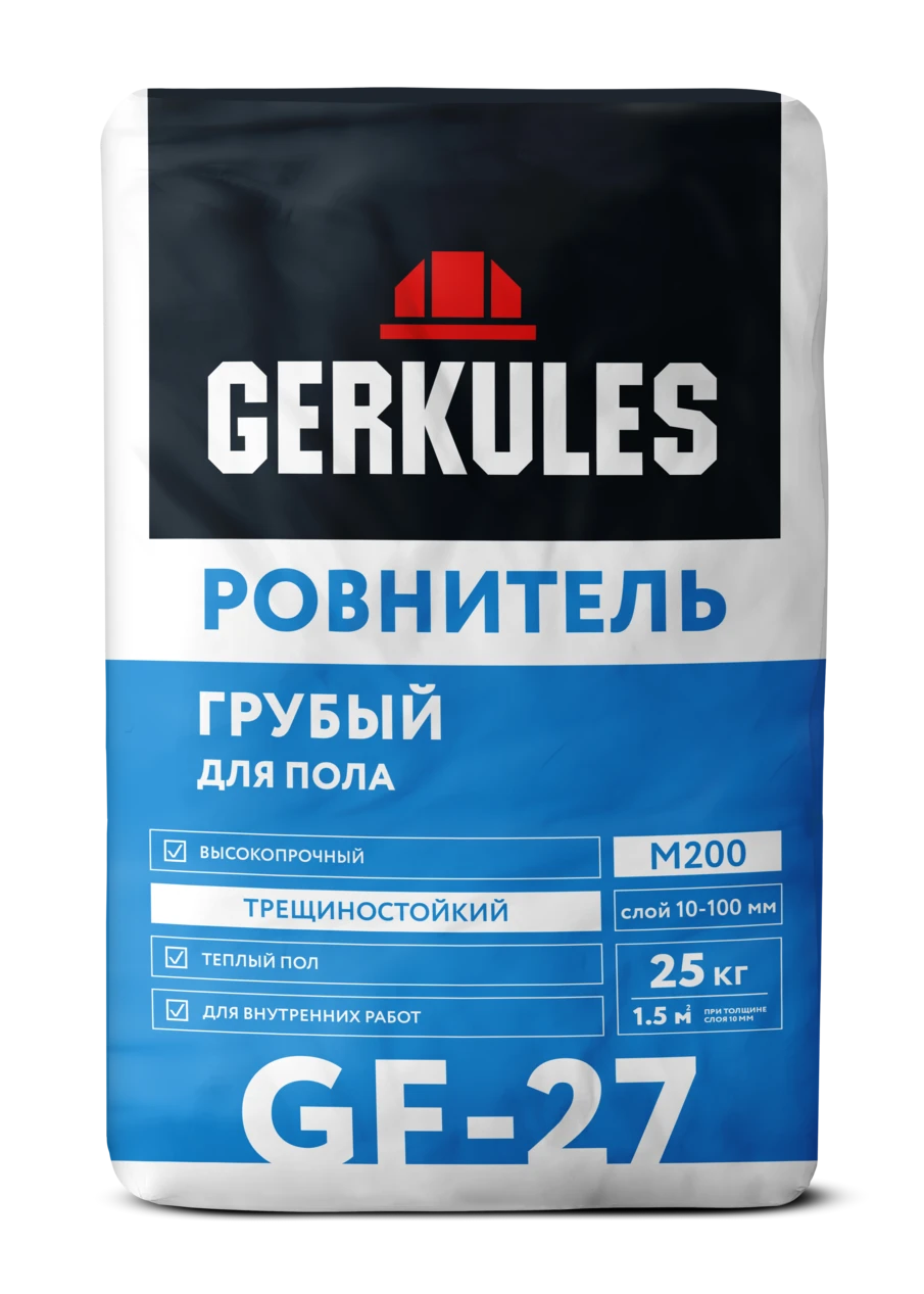 Ровнитель для пола Грубый GERKULES GF-27 25кг