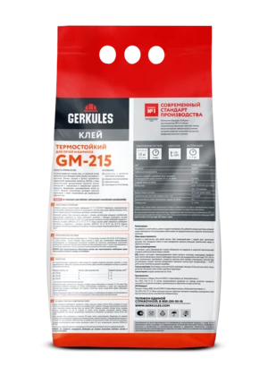 Клей для плитки C0T Термостойкий GERKULES GM-215 PRO 10кг